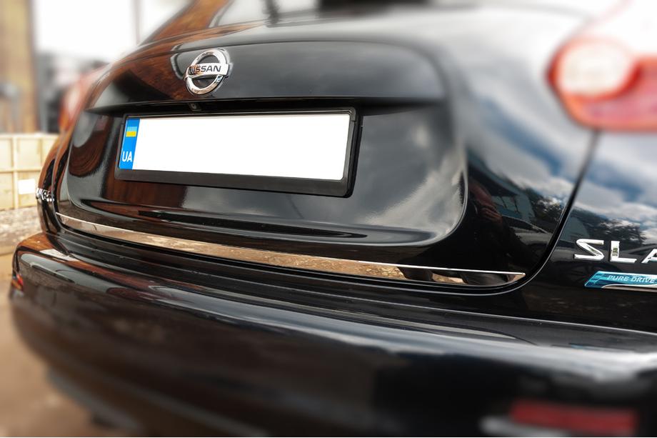 Nissan Juke 2010–2019 RVS kofferbakrand OmsaLine - Italiaans roestvrij staal Image