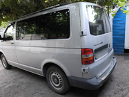 Volkswagen T5 2010–2015 Chromen dakrails Lange wielbasis, kunststof voetsteunen foto 12