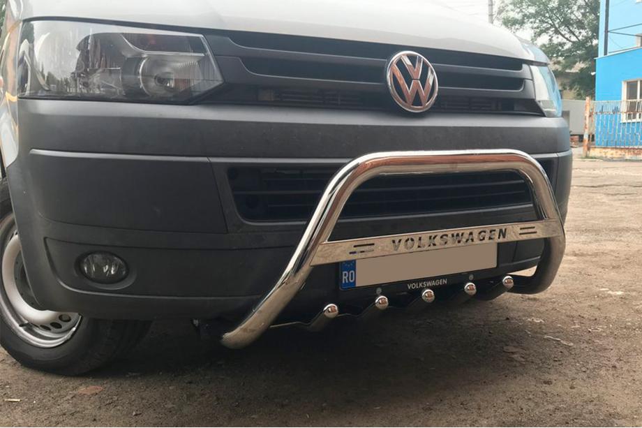Volkswagen T5 2010–2015 Bullbar WT003 (RVS) 60 mm, met opschrift Image