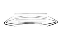 Opel Astra J 2009–2015 Complete raamlijsten set (HB, 12-delig, RVS) foto 2