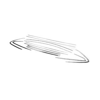 Complete raamlijsten set (HB, 12-delig, RVS) Opel Astra J 2009–2015 foto 3