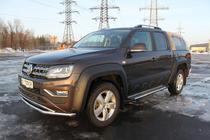 Volkswagen Amarok 2010–2022 Voorbeschermbeugel ST017 (RVS) 70 x 48 mm foto 5