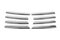 Volkswagen Passat B5 1997–2005 RVS grillelijsten 2001-2005, OmsaLine - Italiaans roestvrij staal foto 4