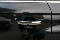 Volkswagen Touareg 2002–2010 Deurgreep covers (set 4 stuks, RVS) Zonder chip, OmsaLine - Italiaans roestvrij staal foto 5