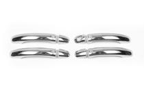 Volkswagen Touareg 2002–2010 Deurgreep covers (set 4 stuks, RVS) Zonder chip, OmsaLine - Italiaans roestvrij staal foto 7