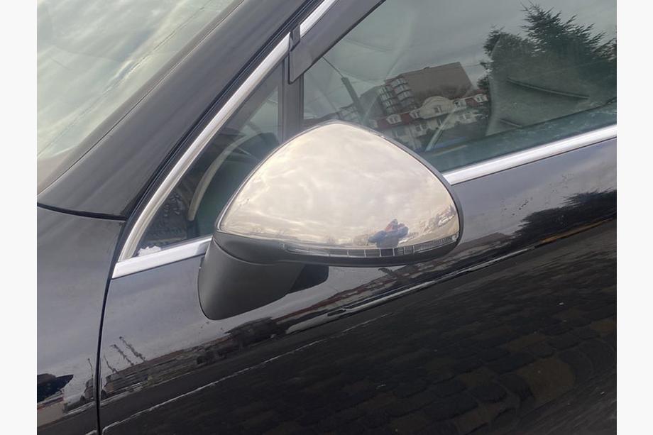Volkswagen Touareg 2010–2018 RVS spiegelkappen (2 stuks) OmsaLine - Italiaans roestvrij staal Image