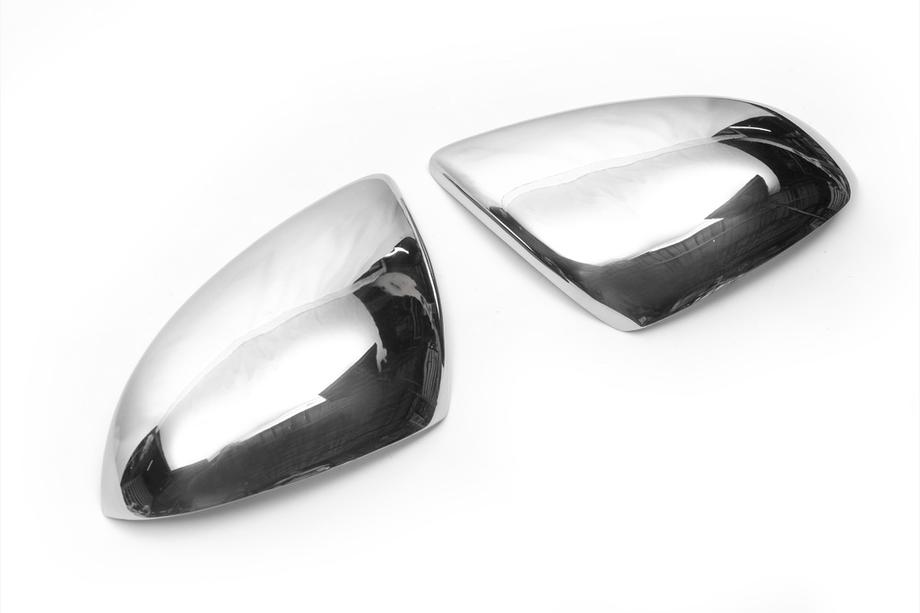 Volkswagen Touareg 2010–2018 RVS spiegelkappen (2 stuks) Carmos - Turks staal Foto 6