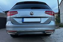 Volkswagen Passat B8 2015–2023 Sierstukken uitlaatimitatie SD/SW (2015-2018, 2 stuks, RVS) Carmos - Turks staal foto 6