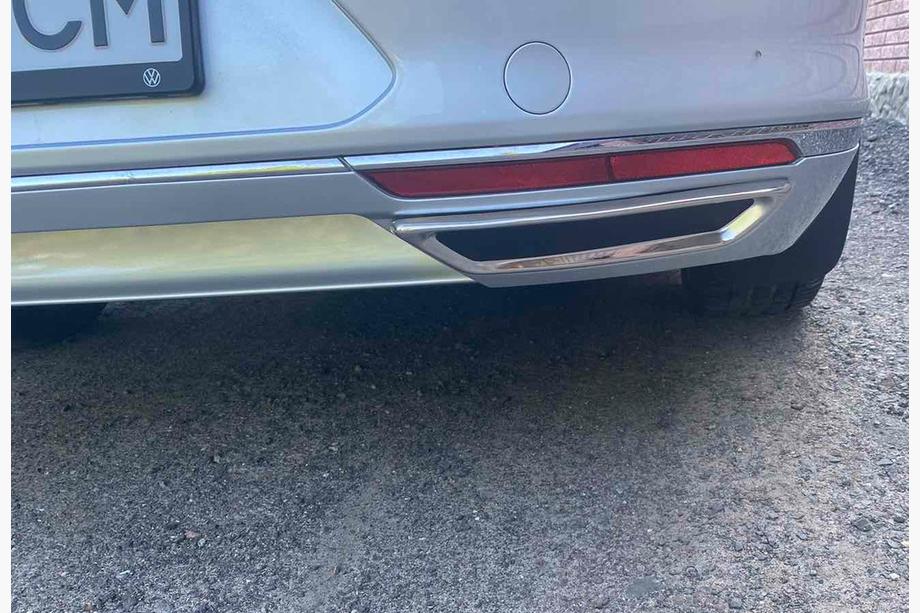 Volkswagen Passat B8 2015–2023 Sierstukken uitlaatimitatie SD/SW (2015-2018, 2 stuks, RVS) Carmos - Turks staal Image