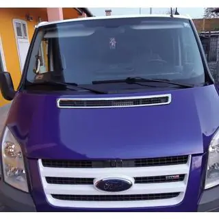Chroom sierstrip voor motorkap (RVS) foto 4