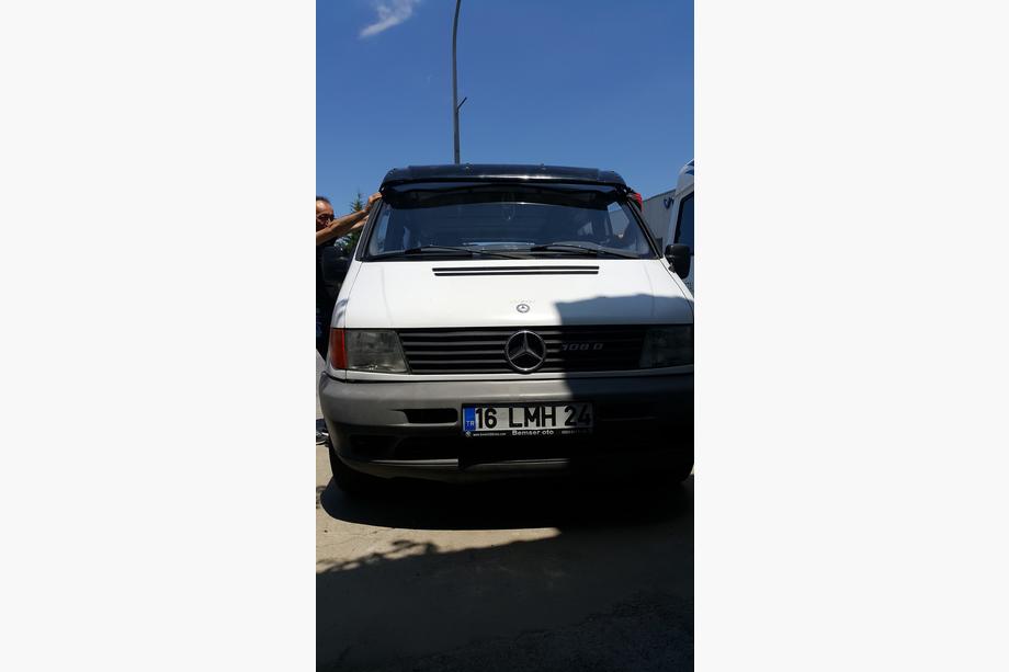 Mercedes Vito W638 1996–2003 Voorruitvizier (zwart hoogglans, 5 mm) Foto 6