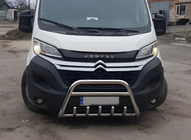Fiat Ducato 2006–2025 Voorste bullbar WT003 (RVS) foto 1