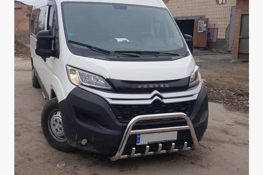 Peugeot Boxer 2006–2025 Voorste bullbar WT003 (RVS) Image
