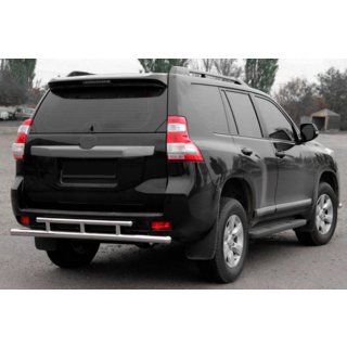 Achterbeschermbeugel AK002-2v2 (RVS) Toyota Land Cruiser Prado 150 2009–2023 foto 1