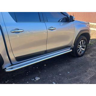 Side steps KB001 (RVS) Toyota Hilux 2015– foto 4