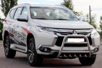 Mitsubishi Pajero Sport 2015– Bullbar WT008 (RVS) foto 2
