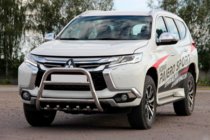 Mitsubishi Pajero Sport 2015– Bullbar WT008 (RVS) foto 4