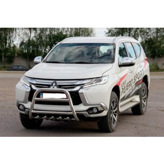 Bullbar WT008 (RVS) Mitsubishi Pajero Sport 2015– foto 3