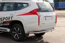 Mitsubishi Pajero Sport 2015– Achterbeschermbeugel AK005 (RVS) foto 1