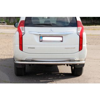 Achterbeschermbeugel AK005 (RVS) Mitsubishi Pajero Sport 2015– foto 4
