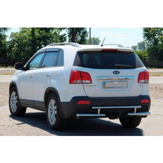 Achterbeschermbeugel AK002-2 (RVS) Kia Sorento II XM 2009–2014 foto 2