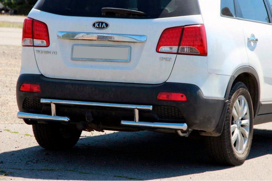 Kia Sorento II XM 2009–2014 Achterbeschermbeugel AK002-2 (RVS) Image