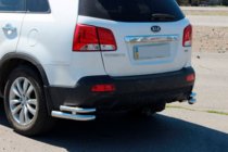 Kia Sorento II XM 2009–2014 Achterste dubbele hoekstukken AK003-подвійний (RVS) foto 5