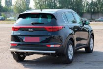 Kia Sportage 2015–2021 Achterbeschermbeugel AK002 (RVS) foto 2