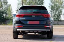 Kia Sportage 2015–2021 Achterbeschermbeugel AK002 (RVS) foto 4