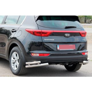 Dubbele achterhoekbescherming AK003-подвійний (RVS) Kia Sportage 2015–2021 foto 2