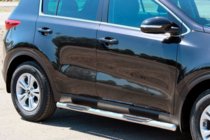Kia Sportage 2015–2021 Sidebars BB002 (set van 2, RVS) foto 4