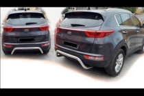 Kia Sportage 2015–2021 Achterbumperbescherming AK007 (RVS) foto 1