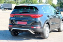 Kia Sportage 2015–2021 Achterbumperbescherming AK007 (RVS) foto 3
