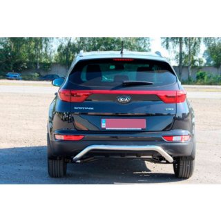 Achterbumperbescherming AK007 (RVS) Kia Sportage 2015–2021 foto 4