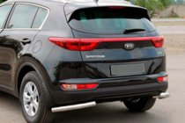 Kia Sportage 2015–2021 Achterbeschermingshoeken AK003 (RVS) foto 1