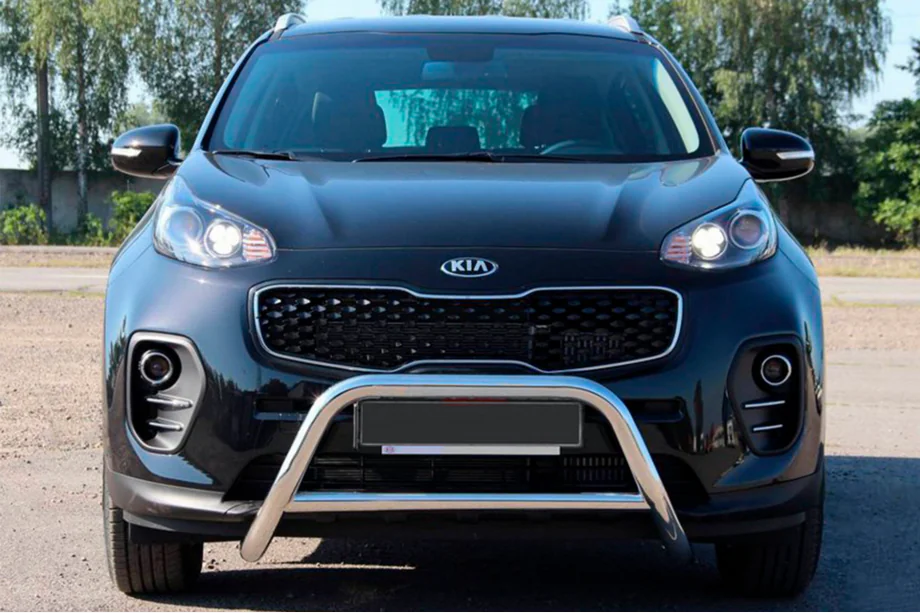 Kia Sportage 2015–2021 Bullbar WT006 (RVS) Image