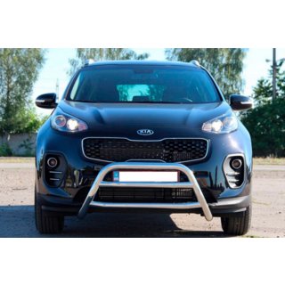 Bullbar WT023 (RVS) Kia Sportage 2015–2021 foto 4