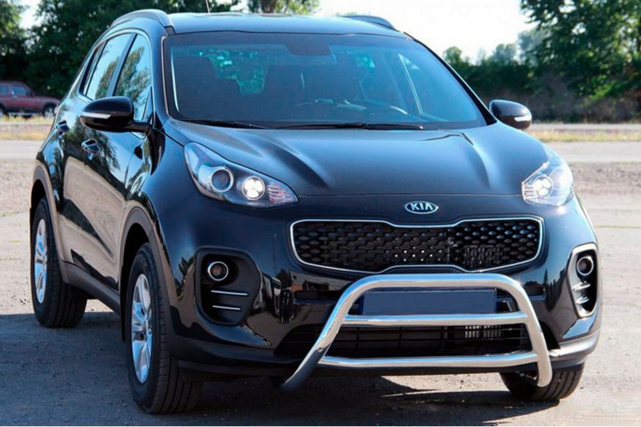 Kia Sportage 2015–2021 Bullbar WT023 (RVS) Image