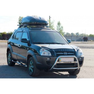 Bullbar WT025 (RVS) Hyundai Tucson JM 2004– foto 3