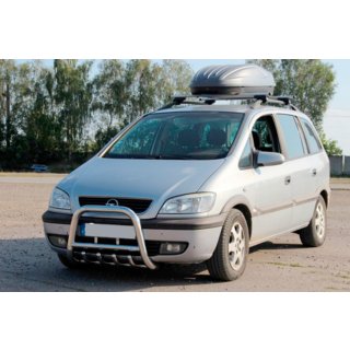 Bullbar QT006 (RVS) Opel Zafira A 1998–2005 foto 2