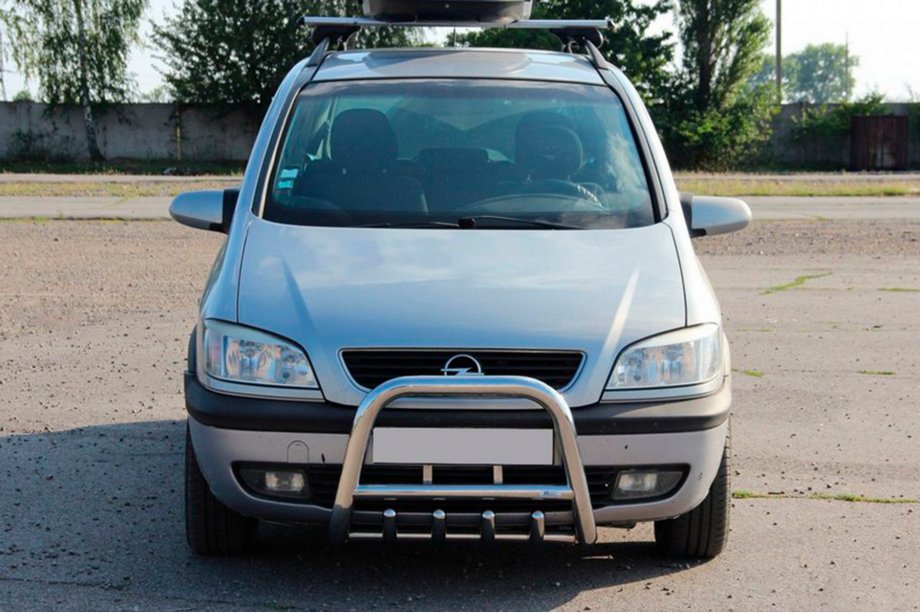 Opel Zafira A 1998–2005 Bullbar QT006 (RVS) Image