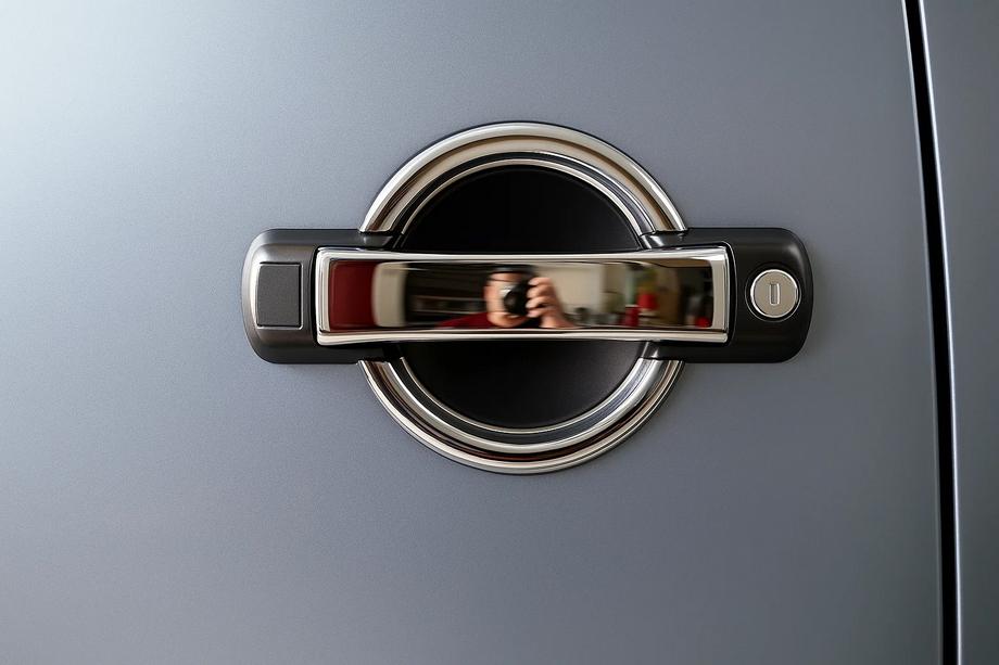 Fiat Doblo I 2005–2010 Deurgreep covers (set 4 stuks, RVS) Image