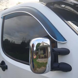 Spiegelkappen (set van 2, kunststof) Fiat Doblo I 2005–2010 foto 2