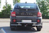 SsangYong Action 2005–2018 Achterbeschermbeugel AK005-2 (RVS) foto 2
