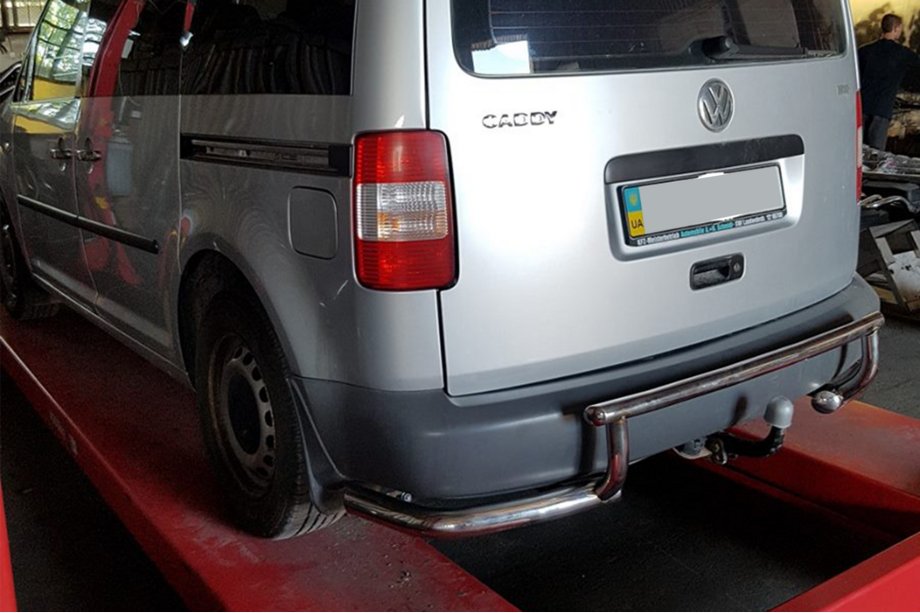 Volkswagen Caddy 2004–2010 Achterbeugel AK003-3 (2 stuks, RVS) Image