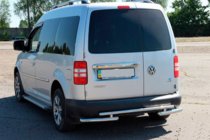 Volkswagen Caddy 2010–2015 Achterbeugel AK003-2 (2 st., RVS) foto 4