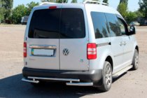 Volkswagen Caddy 2010–2015 Achterbeugel AK003-2 (2 st., RVS) foto 2