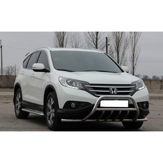 Voorbeschermbeugel WT003-ST-V1 (RVS) Honda CRV 2012–2016 foto 2