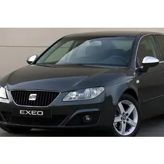Spiegelkappen (2 stuks, RVS) Seat Exeo 2008–2013 foto 1