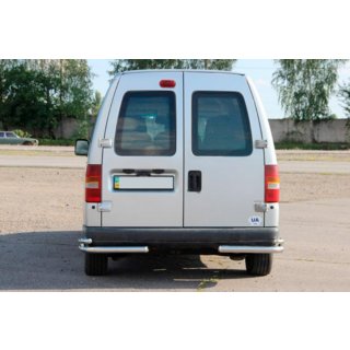 Achterste dubbele hoekbeschermers AK003-подвійний (RVS) foto 3